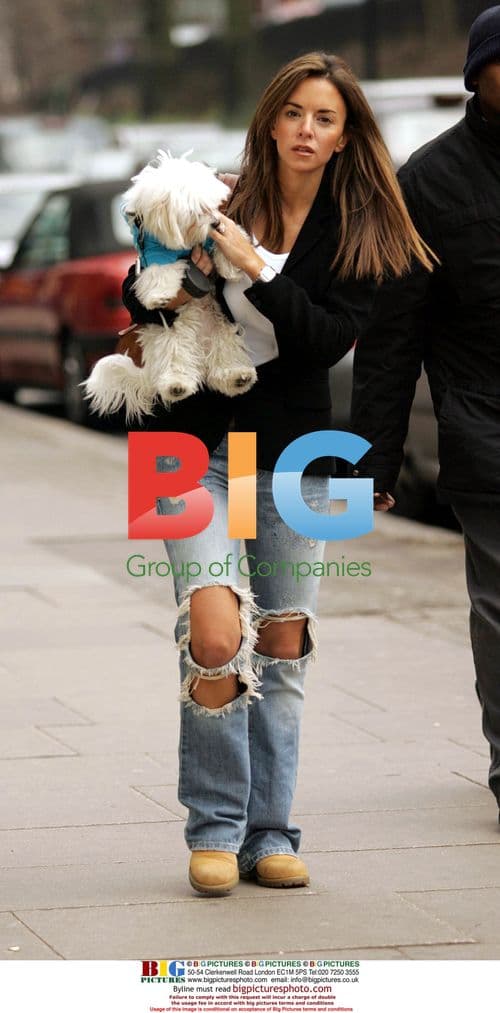 Glamour Model Lucy Becker Shopping in Hampstead