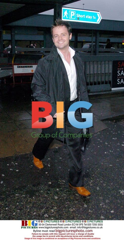 Ant 'n' Dec at Heathrow