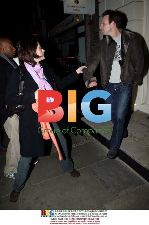 Christian Slater and Wife Spotted at Sketch Club