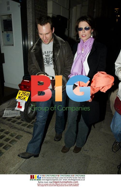 Christian Slater and Wife at Sketch Club