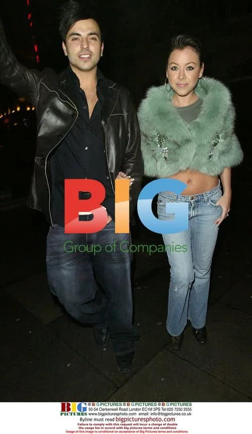Lisa Scott Lee and Andy Scott Lee leaving Ivy restaurant