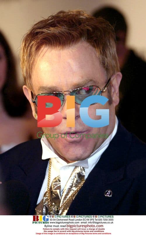 Elton John at Annual Oscar Party