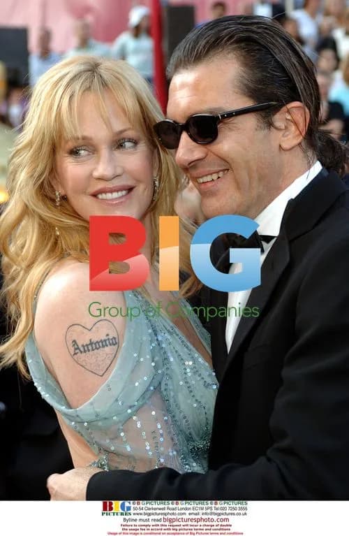 Melanie Griffith and Antonio Banderas at Oscars