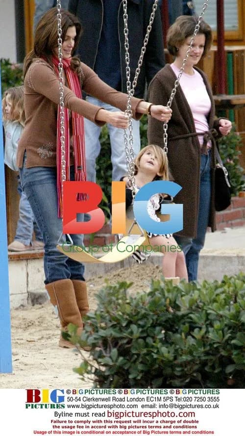 Cindy Crawford and daughter Kaia at Malibu playground