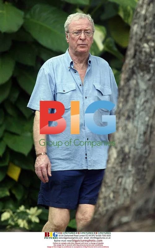 Michael Caine on Sandy Lane Beach in Barbados