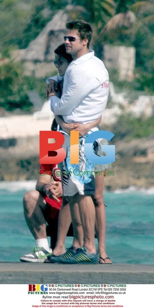 Brad Pitt and Jennifer Aniston on Anguilla vacation