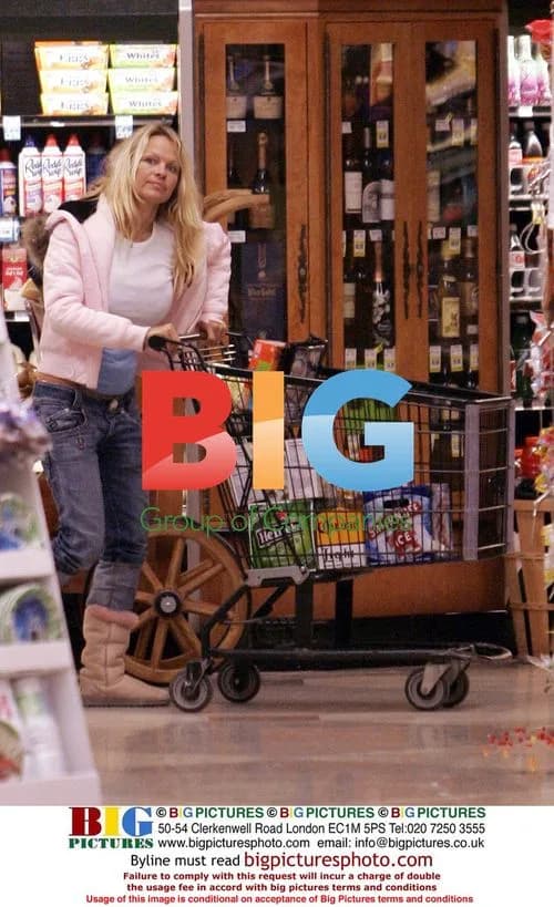 Pamela Anderson's Grocery Shopping Trip