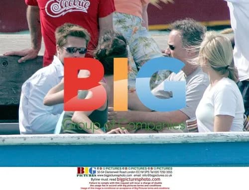 Brad Pitt and Jennifer Aniston on Vacation in Anguilla