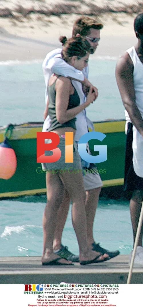 Brad Pitt and Jennifer Aniston on Anguilla vacation