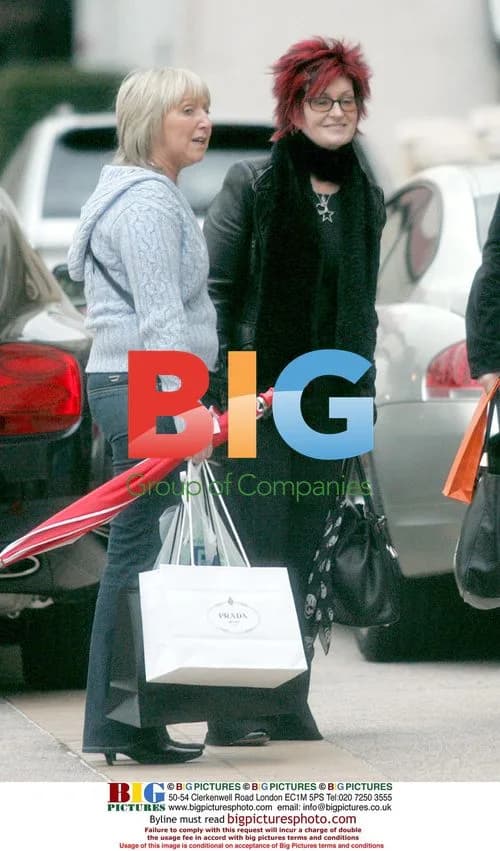 Sharon Osbourne Shopping in Beverly Hills