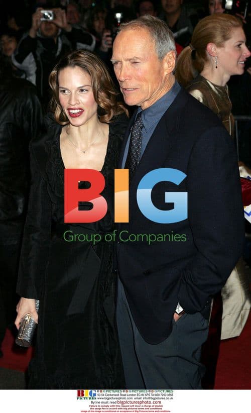 Hillary Swank & Clint Eastwood at NY Film Critics Circle Awards