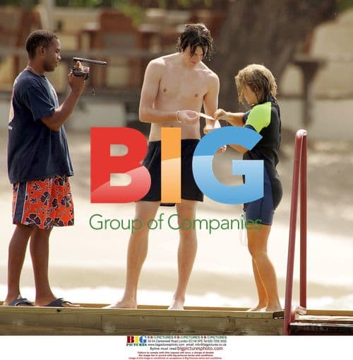 Geri Halliwell Scuba Diving in Caribbean