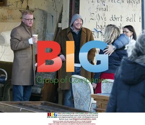 Chris Evans and Billie Piper at Camden Market