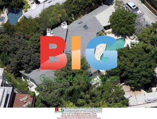Aerial shots of Sandra Bullock's Hollywood home
