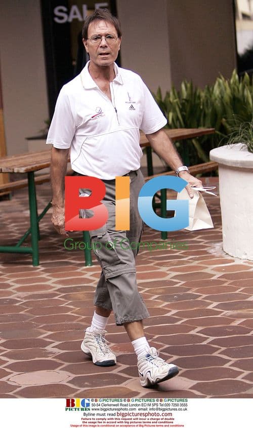 Sir Cliff Richard Shopping in Malibu