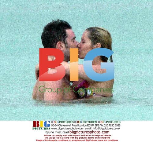 Singer Heidi Range on Beach in Barbados