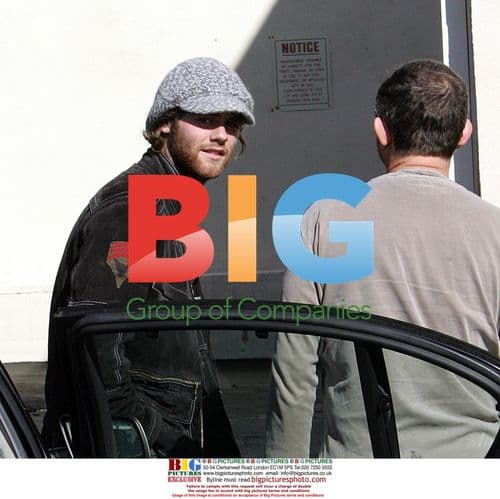 Brian McFadden and Delta Goodrem Spotted in Santa Monica