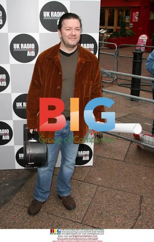 Ricky Gervais at UK Radio Aid Event