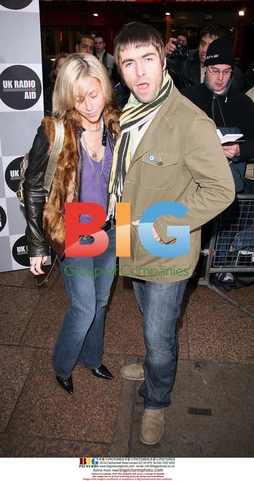 Liam Gallagher and Nicole Appleton at UK Radio Aid