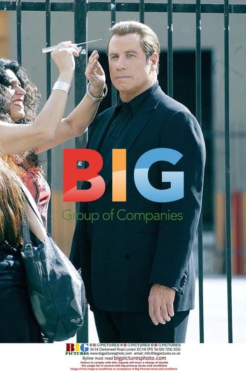 John Travolta filming commercial in LA