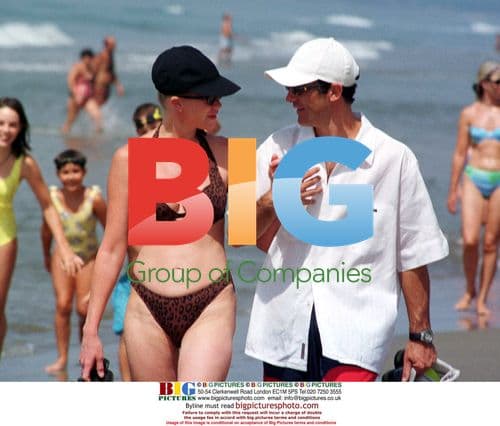 Melanie Griffiths Sunbathing in Marbella