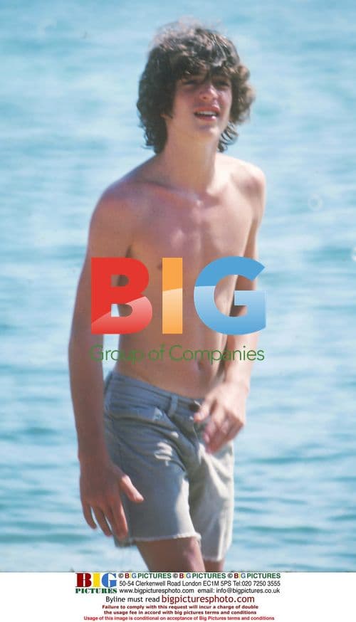 Young JFK Jr. Sunning on Jamaican Beach