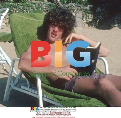 John F. Kennedy Jr. Sunbathing in Jamaica, 1977