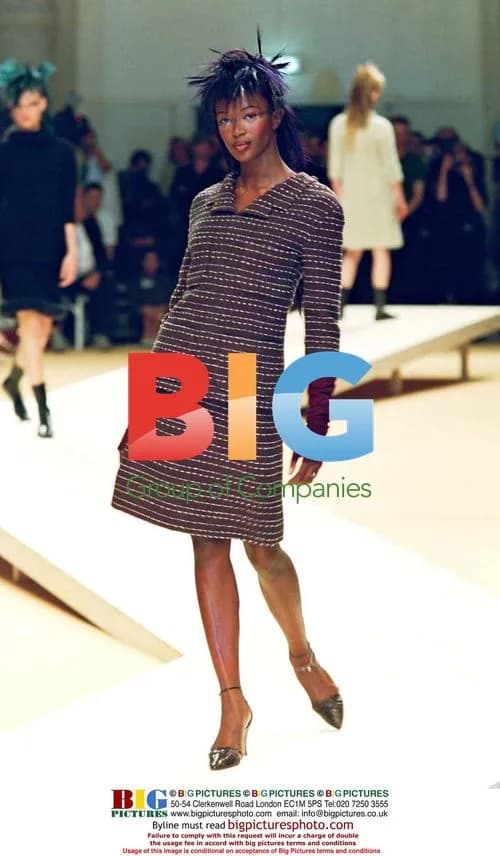Naomi Campbell at Dior AW 1999/2000 Fashion Preview