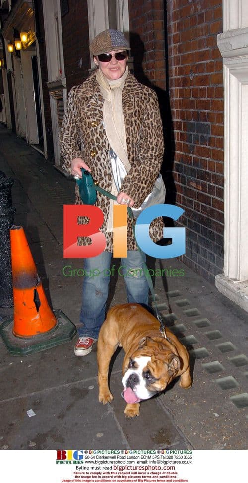 Frances Barber arrives at Gielgud theatre