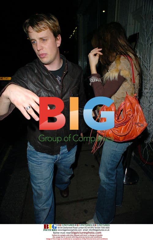 Westlife's Kian Egan and Jodi Albert at London Club