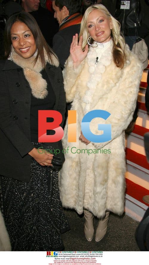 Model Caprice and DJ Lisa Ianson at Celebrity Big Brother