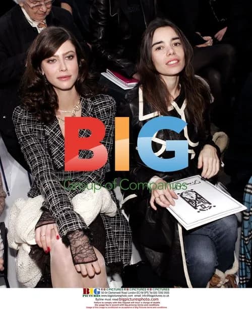 Anna Mouglalis and Elodie Bouchez at Chanel Haute Couture Show