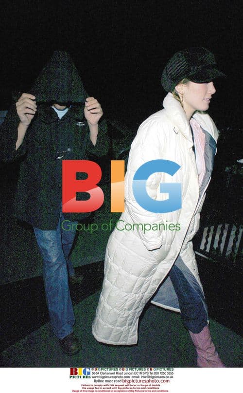 Delta Goodrem and Brian Mcfadden Spotted at London Hotel