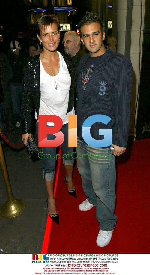 Sophie Anderton and boyfriend at party