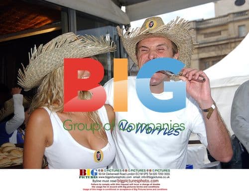 Annalise Braakensiek and Phil Tufnell Celebrate Australia Day