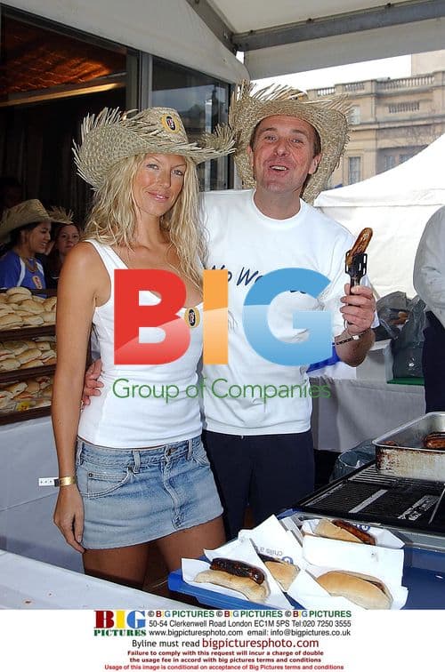 Annalise Braakensiek and Phil Tufnell Celebrate Australia Day
