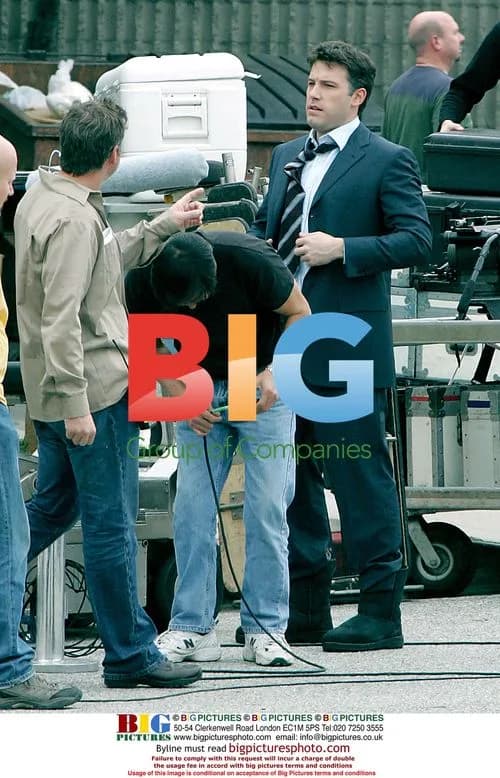 Ben Affleck on movie set in West Hollywood