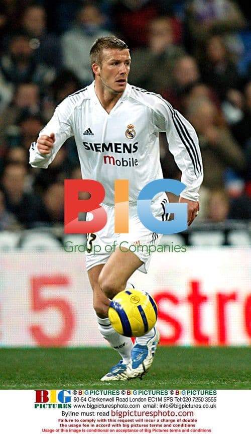 Real Madrid FC stars during match