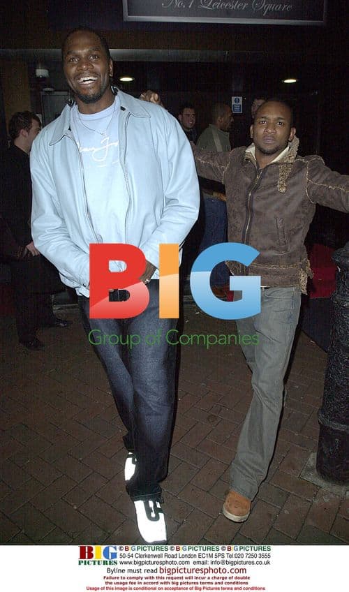 Boxer Audley Harrison at the Wellington