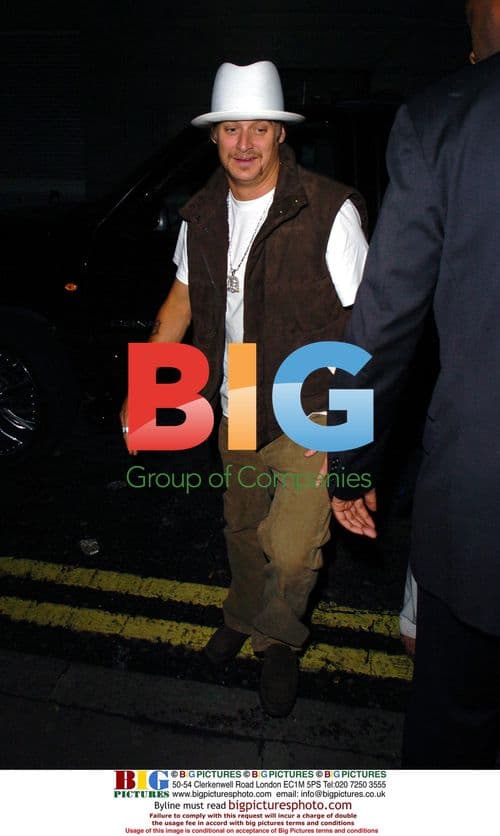 Kid Rock Enjoys London Nightout