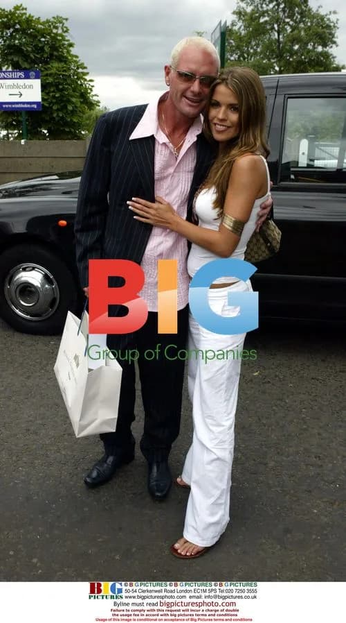 Gazza and Tanya at Wimbledon