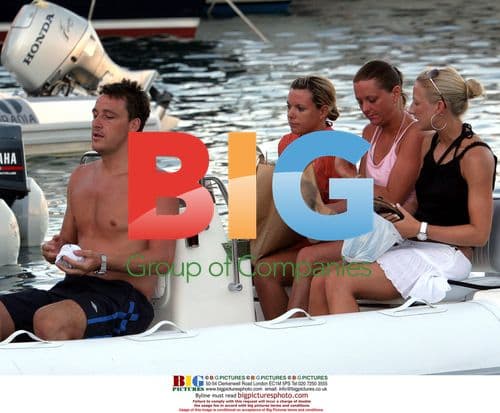 John Terry on Holiday Yacht in Corsica