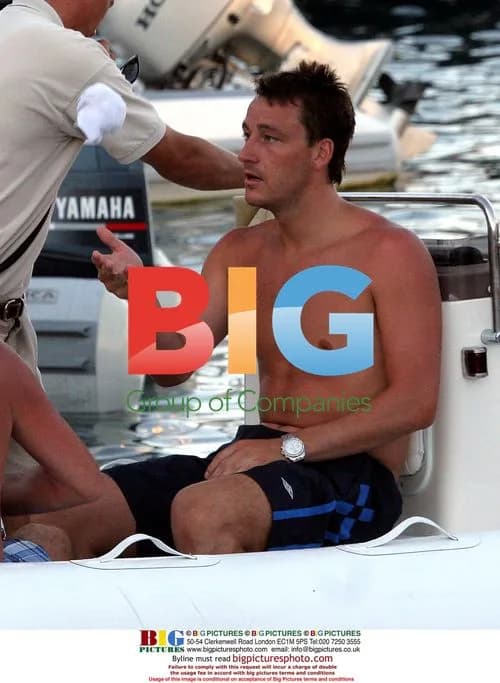 Chelsea Captain John Terry on Yacht in Corsica