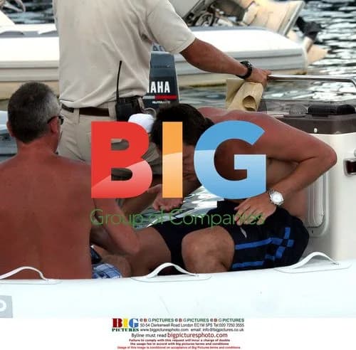 Chelsea Captain John Terry on Yacht in Corsica