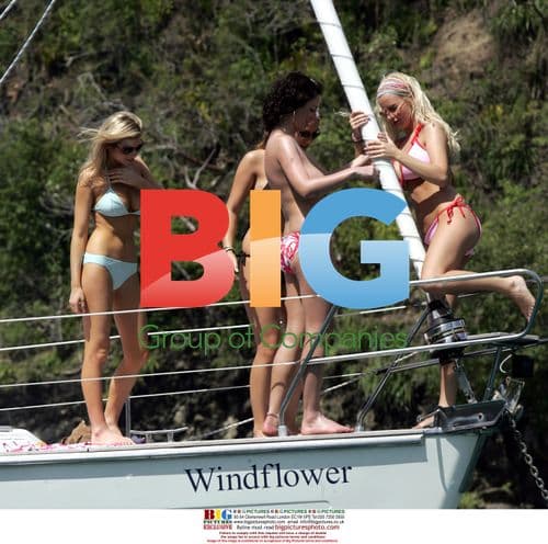 Michelle Marsh and Lucy Pinder on Caribbean Vacation