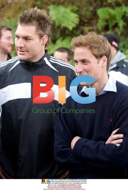 Prince William Meets All Blacks in New Zealand