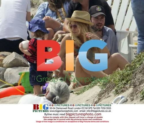 Kate Hudson and Son Ryder on Malibu Beach