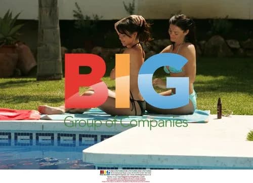 Lisa Scott Lee Relaxing by Pool