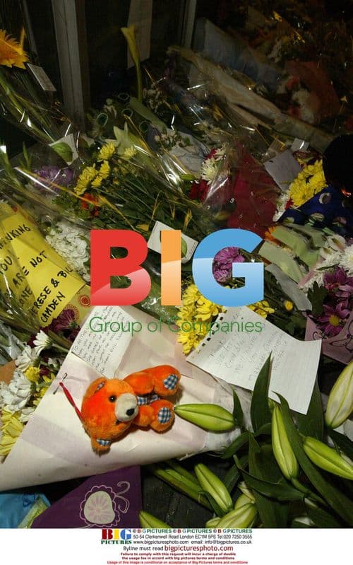 Flowers at King's Cross after London attacks