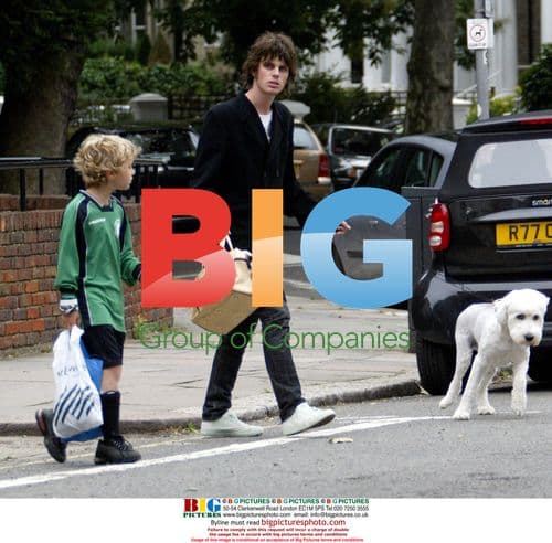 Sadie Frost's boyfriend picks up son Rafferty